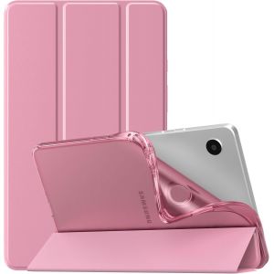Coque Compatible Avec Samsung Galaxy Tab A9 8,7"" 2023, Étui De Protection Arrière En Tpu Translucide Givré Pour Toute Nouvelle Samsung Galaxy Tab A9 8,7"" Sm-X110/X115/X117, Or Rose - Neuf
