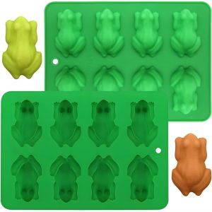 Subzonal-Lot De 2 Moules En Silicone Pour Grenouilles En Forme De Grenouille En Chocolat, Fournitures De Moules Pour Grenouilles En Chocolat, Outils De Moules Pour Grenouilles En Chocolat, Moules &Agrave; B - Neuf