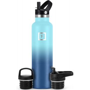 Cantine D'hydratation Pour Camping Et Randonnée ¿ 7,9 L/950 Ml Avec 3 Couvercles ¿ Bouteille D'eau Isotherme Avec Paille ¿ Double Paroi En Acier Inoxydable ¿ Anti-Fuite, Sans Bpa ¿ Gourde Pour Voyage - Neuf