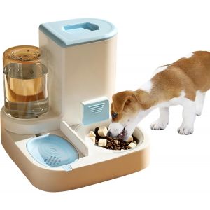 Subzonal-2 En 1 Distributeur De Croquettes Pour Animaux De Compagnie,Automatique Distributeur Croquettes Chat,Gamelle &Agrave; Nourriture Et &Agrave; Eau Pour Animaux De Compagnie,Pour Petit Chien,Chat, Chaton - Neuf