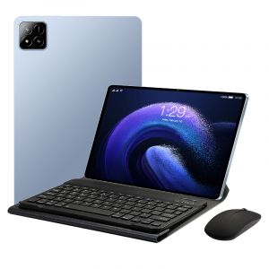 Tablette Android 14 de 10 pouces, 8 Go de RAM, 256 Go de ROM, double cam&eacute;ra 16 MP + 32 MP, 5G LTE, batterie 10 000 mAh, bleue - Neuf