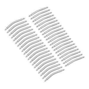 KAL-Lot De 40 Barrettes À Ressort Incurvées De 21 Mm Et 22 Mm De Diamètre En Acier Inoxydable De 1,5 Mm Et 1,8 Mm De Diamètre - Neuf