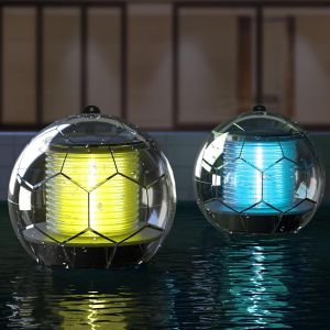 Lampe Solaire Flottante Pour Piscine, Éclairage De Bassin, Boule Lumineuse Suspendue, Étanche, À Couleurs Changeantes, Pour Jardin, Piscine, Arbre, Plastique Abs - Neuf