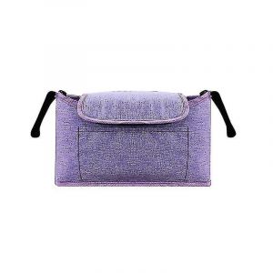 Organisateur De Poussette Pour B&eacute;b&eacute;, Sac D'accessoires De Poussette, Grand Espace Pour Toutes Les Poussettes, Noir - Neuf