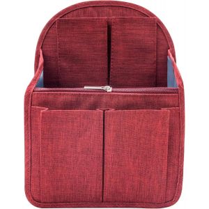 RFCBC-Nylon Organisateur de sac à dos Insert pour sac à dos Sac à dos Sac universel dans le sac Hommes Femmes Sacs à bandoulière pour sac à main Organisateur de sac à bandoulière, rouge - Neuf