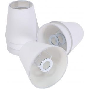 5.5"" E14 Petit Abat-Jour Lustre Candal en Tissu Applique Murale Abat-jour de Table,Marron - Neuf