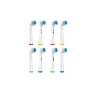 2 T&ecirc;tes De Brosse &Agrave; Dents &Eacute;lectriques Compatibles Avec Oral/Oralby B - Nettoyage En Profondeur, Poils Souples, Code Couleur - Neuf
