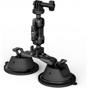 Support &agrave; Ventouse pour Cam&eacute;ra L&eacute;ger, pour GoPro, sur Fen&ecirc;tre de Voiture, Pare-Brise, pour Sony DSLR, Vehicle Shooting, Vlogging, T&eacute;l&eacute;phone Portable, Cam&eacute;ra d'action avec Support - 3566 - Neuf