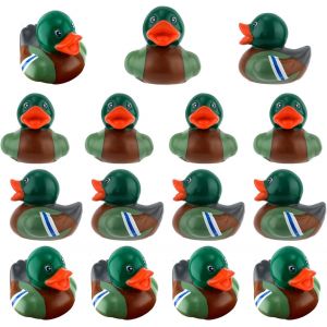 KALANKA-15pcs Canards Colverts en Caoutchouc, Adorable Petit Jouet de Bain en Forme de Canard Jouet de Bain Flottant pour Enfants pour Fête Prénatale Cadeaux de Fête Décoration de Piscine - Neuf
