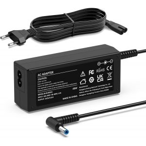 45W Laptop Charger for HP EliteBook 840 850, Pavilion X360 M3 11 13 15, Probook 430 440 450, Envy, Stream 11 13 14, 741727-001 HSTNN-CA40 19.5V 2.31A Portable Adapter 0.177 * 0.11 8 inches - Neuf