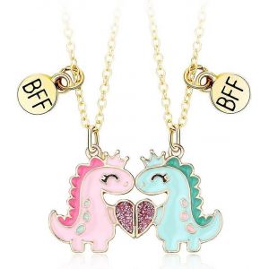 Collier De L'amiti&eacute; Meilleur Ami Collier Assorti Magn&eacute;tique Bff Collier Pour 2 Filles Cadeaux D'amiti&eacute; - Neuf