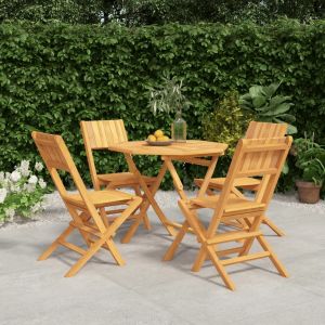 Prolenta Premium - Ensemble &Agrave; Manger De Jardin 5 Pcs Bois De Teck Massif - Neuf