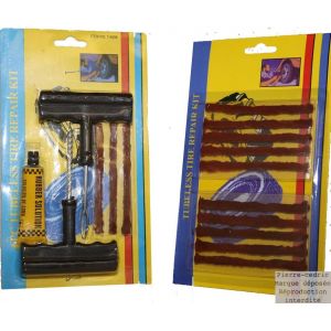 Kit de réparation Tubeless Crevaison Pneus Voiture Moto Outils+13 Mèches ! Expedition 24/48Hrs - Neuf