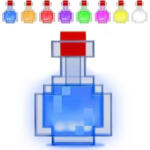 Eryi-Bouteille De Potion Magique, 8 Couleurs Led Veilleuse, Bouteille De Potion Magique Très Réaliste Lumières, Secouez La Lampe À Couleurs Changeantes, Veilleuse Rechargeable Pour Enfants - Neuf