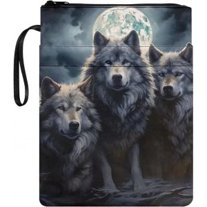 Couverture De Livre De Loup Pour Garçons Et Filles, Protection Durable Pour Livres De Poche, Couverture Rigide, 22,9 X 27,9 Cm - Neuf