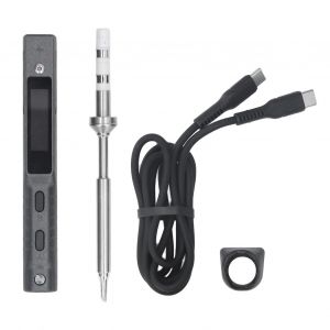 XYONG Mini kit de fer a souder intelligent MINIWARE, plage de temperature reglable de 50 a 400 ¡ãC, USB type C 65 W, DC9-24 V, TS101 - Neuf