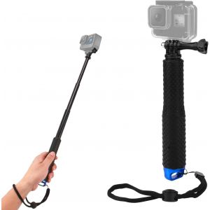 KALANKA-1 pcs Perche à Selfie Télescopique Étanche pour GoPro, Convient pour GoPro Hero 13/12/11/10/9/8/7/6/5/Max, DJI Osmo Action 5 Pro/4/3, Insta360 Ace/Ace Pro/One RS et Autres Caméras Sportives - Neuf
