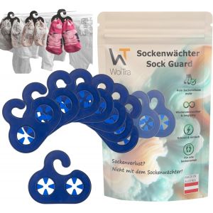 Lot De 20 Supports À Chaussettes Pour Machine À Laver, Clips À Chaussettes Et Tri, Organisateur De Linge Contre La Perte De Chaussettes Et Les Enchevêtrements, Anneaux De Tri Pour Chaussettes, Pinces - Neuf