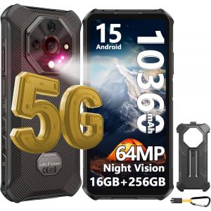 MEVRONISSHOP-Armor X16 Pro(2025)Telephone Portable Incassable Android 15, 5G AI Smartphone Incassable 10360mAh, 16Go+256Go/TF 2To T&eacute;l&eacute;phone Antichoc 64MP+25MP Vision nocturne, &Eacute;cran 6.56"" HD+/120HZ/N - Neuf