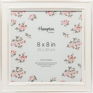 Cmwx-Paloma Pal301988w Cadre Photo Carré En Verre Blanc 20 X 20 Cm - Neuf