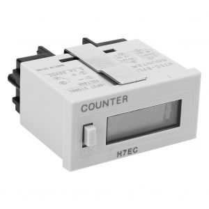 Compteur totalisateur electrique numerique avec entree de tension, ecran LCD a 6 chiffres (CC 6-30 V) - Neuf