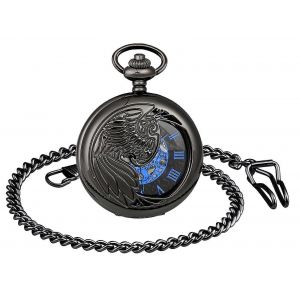 Femmes Hommes Montre De Poche Analogique M&eacute;canique Montre &Agrave; Cha&icirc;ne Montre De Poche Avec Collier Poche M&eacute;canique - Neuf