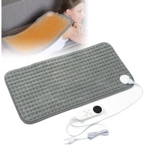 JGD-Coussin Chauffant, Coussin chauffant &eacute;lectrique, Couverture Chauffante Humide et Sec pour Dos, Cou, &Eacute;paules, Abdomen, avec arr&ecirc;t automatique et 9 niveaux de temp&eacute;rature - Neuf
