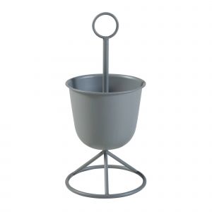 Porte-Plantes Style Intemportel Support 48 X 23 Cm 1 Cache-Pot Gris Helloshop26 03_0010322 - Neuf