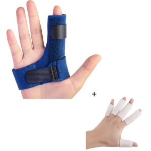 Attelle de doigt, Doigt sur la détente d'une Attelle de Doigt du Milieu de l'Anneau de Petit Doigt de la Douleur de l'Arthrite Blessure au Tendon, Cassé Doigt Maillet Stabilisateur de p - Neuf