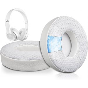 LORANKA-&reg; Gel de Refroidissement Mousse Coussin Coussinets pour Beats Solo 2 & Solo 3 sans Fil on-Ear Casque, Coussinets d'oreille avec Mousse Isolante Haute densit&eacute; pour r&eacute;duire Le Bruit - Neuf