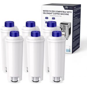 Filtre &Agrave; Caf&eacute;&iquest;Compatible Avec Delonghi Dlsc002 Filter&iquest;Filtre &Agrave; Eau Pour Delonghi Magnifica S,Cartouches Filtrantes De Remplacement Pour Delonghi Ecam, Etam, Bco, Ec. (Paquet De 6) - Neuf