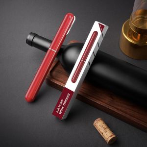 Tire-Bouchon Pneumatique Portable Avec Pompe À Air Et Tire-Bouchon, Gadget Rouge - Neuf