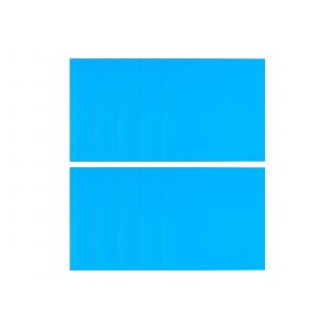 Lot de 10 patchs de r&eacute;paration auto-adh&eacute;sifs pour rev&ecirc;tement de piscine en PVC, 7 x 7 cm - Neuf