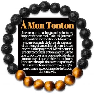 Kal-Frere Bracelet Beau Papa Petit Fils Cadeau Parrain Demande Filleul Tonton Neveu Cousin Papy Arriere Grand Pere P&egrave;re Fr&egrave;re A Mon Homme Copain Veux Tu Etre Mon Parrain Cadeaux Bracelets Bijou Origi - Neuf