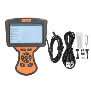 XYONG Camera d'inspection endoscopique industrielle, ecran 5 pouces, HD 1080p, endoscope numerique pour egouts, etanche IP67, objectif 8 mm, 5 metres - Neuf
