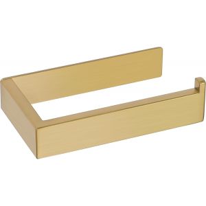 KALANKA-Dérouleur Porte Papier Toilette Adhésif sans Percage, Support Porte Papier Toilette en Acier Inoxydable pour Salle de Bain ou Cuisine, Doré Côté Droite, EGJF2311R-3M-G - Neuf