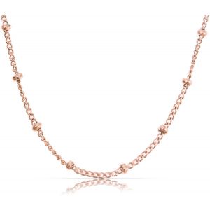 Kal-Colliers Minimalistes Pour Femme - Collier Discret En Acier Inoxydable Avec Fermoir Mousqueton Solide - Collier Ras Du Cou Pour Femme Et Fille - Cha&icirc;ne &Agrave; Maillons En Filigrane - Cadeau - Neuf