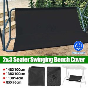 Juste De Imperméable Pour Chaise Et Banc,Juste Anti-Poussière,Coussin De Dossier Pour Balançoire D'extérieur,Jardin,2/3 Places - Type Black-113x94cm - Neuf