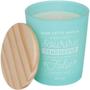 Bougie Turquoise 15 x 20 x 15 cm - Neuf