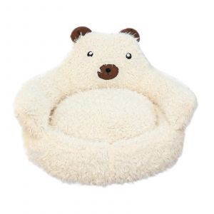 Canape Pour Chat En Forme D'alpaga Pour L'interieur, Lit Pour Animal Facile A Entretenir, Taille S - Neuf