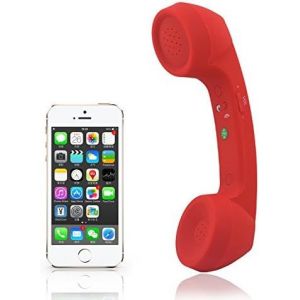 MEVRONISSHOP-Combin&eacute; T&eacute;l&eacute;phone Bluetooth Casques et &eacute;couteurs R&eacute;tro sans Fil pour T&eacute;l&eacute;phone Portable avec Appel Confortable Compatible avec iphone Samsung Smartphones, Tablettes, Ordinateur Portable - Neuf