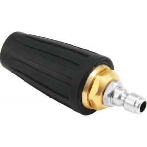 MEVRONISSHOP-Buse Turbo Rotative Universelle Pour Nettoyeur Haute Pression &agrave; Eau Froide, Raccord Rapide 1/4"", 2500 PSI (170 Bar) - Neuf