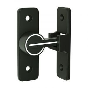 (90 Degrés) Éclairé de l'Intérieur de la Porte Coulissante serrure à Verrou, À 90° de Bascule Crochet de Porte Loquet de la Boucle de Verrouillage Boulon antivol Hasp, pour Porte, Fenêtre - Neuf