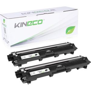 Pack of 2 Toner Cartridges Compatible with Brother TN241BK HC Black DCP-9020 CDW HL-3140 CW HL-3150 CDN CDW HL-3170 CDW MFC-9130 CW MFC-9140 CDN MFC-9330 CDW MFC-9340 CDW - Neuf