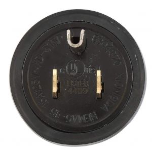 Prise Am&eacute;ricaine NEMA 5-15P 15A 125V, Connecteur M&acirc;le &agrave; 2 P&ocirc;les avec Lame Droite, Adaptateur Secteur US 50-60Hz - Neuf