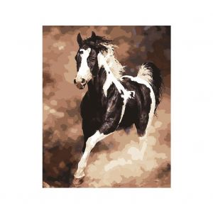Hjlian Peinture A Strass A Faire Soi-Meme, Serie Animaux, Decoration De Salon, Chambre A Coucher, Artisanat D'art, 8620 Cheval - Neuf