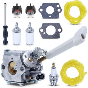 MEVRONISSHOP-RY08420A Carburateur souffleur de feuilles de sac &agrave; dos et Carb Ajustement des outils pour Ryobi BP42 RY08420 avec ligne de filtre &agrave; carburant Pi&egrave;ces de rechange pour 308054079 530069247 - Neuf