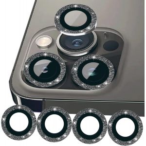 Kal-Compatible Avec Iphone 11/11 Pro/11 Pro Max/11 Mini Protection Bling, Iphone 11, Protection D'appareil Photo En Verre Bling, 11 Séries De Verre Blindé, Cache Appareil Photo À Paillettes, Cache - Neuf