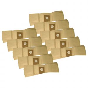 vhbw 50x Sacs compatible avec Soteco Yvo Maxi aspirateur - 63cm x 15cm marron - Neuf