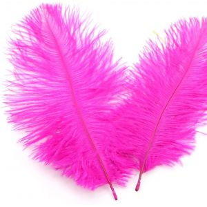 Lot De 50 Plumes D'autruche Naturelles De 15 &Agrave; 20 Cm-Plumes D'autruche Pour Bricolage,Accessoires De Bricolage,D&eacute;coration De Maison,Costumes,D&eacute;coration De Table,Mariage,F&ecirc;te,Chapeau,V&ecirc;tements-Rose - Neuf